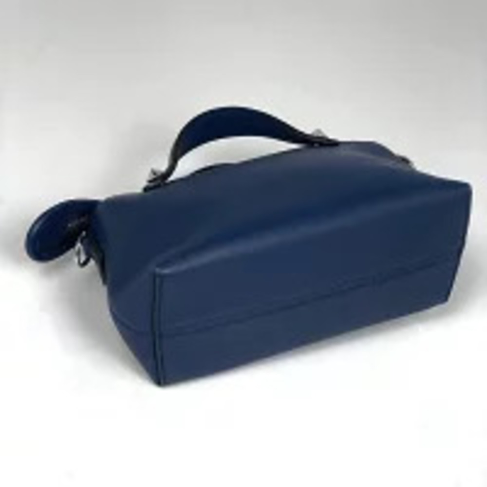 Fendi 2way Way Blue Leather By The Bag Shoulder Blue